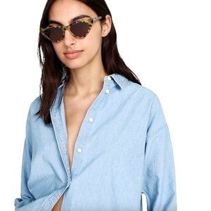 J. Crew Light Blue Button Down Chambray qShirt